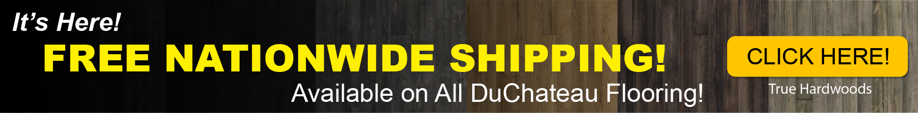 free nationwide shipping on duchateau banner