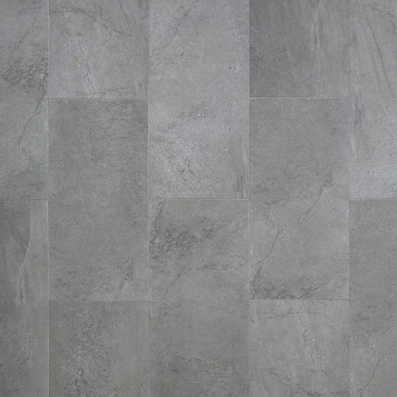 Mannington Adura Flex Tile Rectangles 12 X 24: Meridian- Steel FXR022