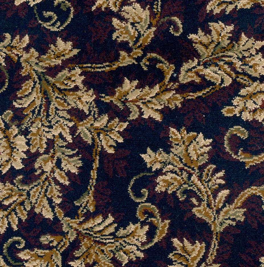 Stanton Carpet Scroll Aubergine