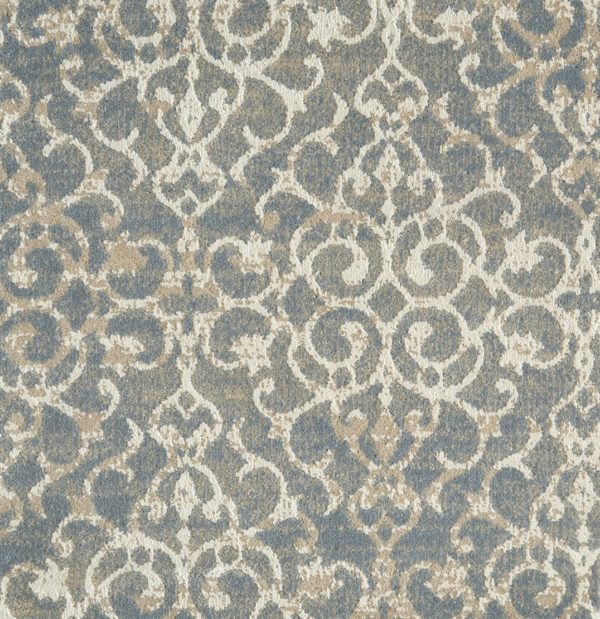 Stanton Carpet Ornate Ice Blue